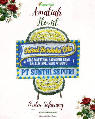 Papan Bunga Duka di Tanon